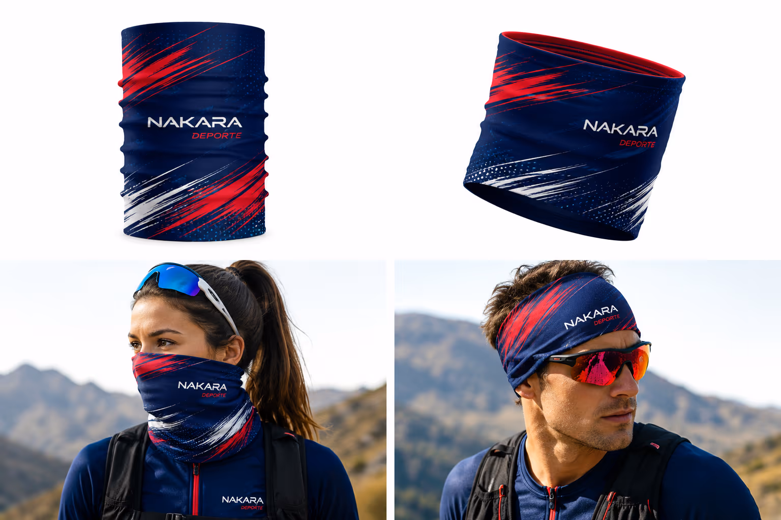 Braga de cuello personalizada para club — Nakara